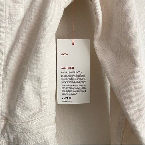 NWT MOTHER X CAROLYN MURPHY Limited
Edition Uncovered Knee Fray Dress, XS - Picture 4 of 12